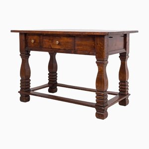Antiker barocker Tisch aus Eiche