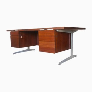 Danish Rosewood Executive Desk by Marius Byrialsen for Nipu Furniture, 1970s
