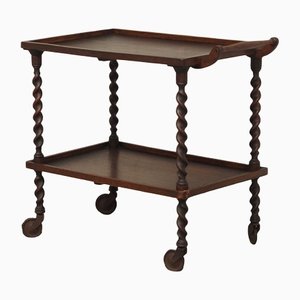 Serving Cart with Turned Legs