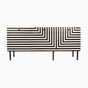 Sideboard with Opart Painting, Germany, 1970