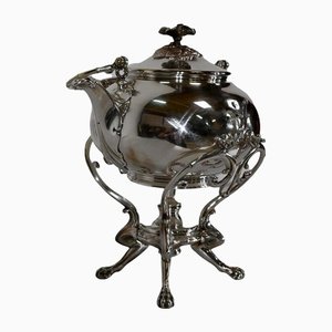 Samovar Cethly in metallo argentato, inizio XX secolo di Maison Christofle