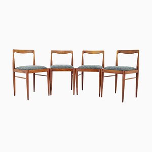 Dining Chairs attributed to Drevotvar Jablone, Czechoslovakia, 1970s, Set of 4