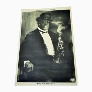 King Oliver Jazz Poster von Swierzy, 1900er
