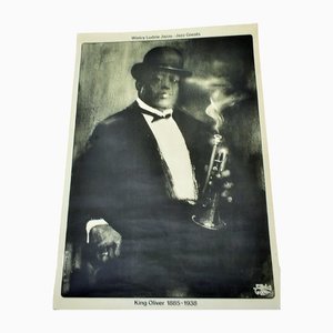 Poster King Oliver Jazz di Swierzy, inizio XX secolo