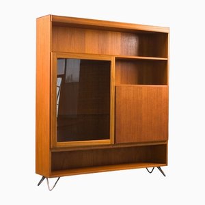 Display Drinks Cabinet in Teak and Glass from McIntosh, 1970s