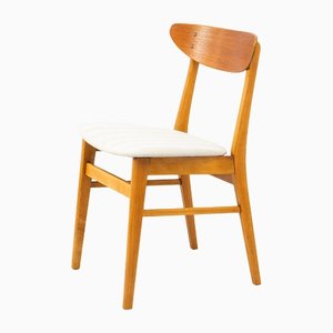 Danish Model 210 Dining Chairs in Teak and Beech from Farstrup Møbler, 1960, Set of 6