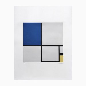 Piet Mondrian, Abstract Composition, 1970s, Lithograph
