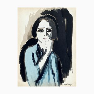 Kees van Dongen, Anger, 1925, Lithograph and Stencil