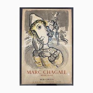 Marc Chagall, Berggruen, 1967, Lithografie Poster