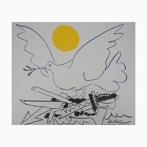 After Pablo Picasso, Dove of The Future, Lithograph