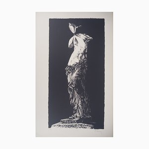 Pol Bury, Surrealistische Venus von Milo, 1970er, Original Lithographie