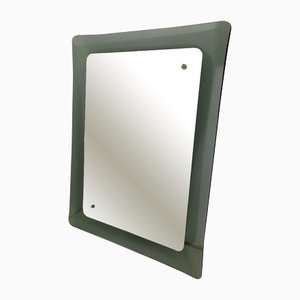 Italian Production Mirror with Curved Glass