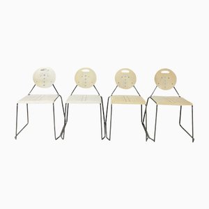 Charlie Chairs by Carlo Bimbi & Nilo Gioacchini for Segis, 1970s, Set of 4