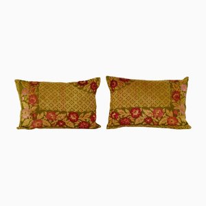 Floral Velvet Cushion Cases, Set of 2