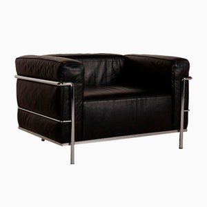LC3 Armchair in Leather by Le Corbusier for Cassina