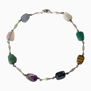 Silver and Stones Collier by Arvo Saarela, 1963