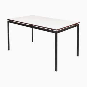 Mid-Century Modern Black and Grey Cansado Table attributed to Charlotte Perriand, 1950s