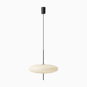 Model 2065 Lamp with White Diffuser and Black Hardware by Gino Sarfatti for Astep