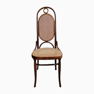Mid-Century Modern No. 17 Dining Chair in Bentwood with High Back from Thonet, 1980s