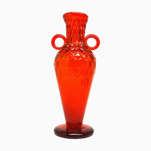 Vase par M. Gołogórski pour Cracow Institute for Glassworks, Pologne, 1970s