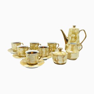 Postmodern Roman Coffee Set from Chodzież, Poland, 1960s, Set of 14