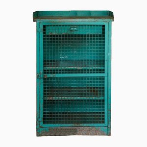 Tool Cabinet in Turquoise, 1950s