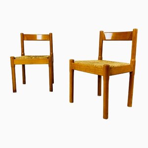 Carimate Dining Chairs by Vico Magistretti for Cassina, 1960s, Set of 2