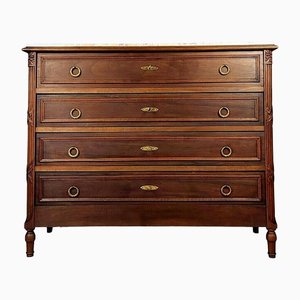 Antique Parisian Chest of Drawers in Walnut, 1900s