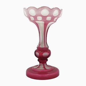 Barfatan Bohemian Overlay Glass Vase