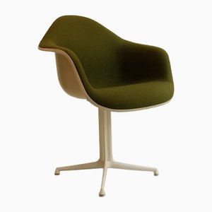 Dal Fiberglass Chair in Green with La Fonda Base by Ray and Charles Eames for Vitra, 1970s