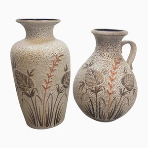 Vintage West Germany Vases from Scheurich, 1970s, Set of 2