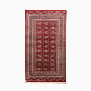 Pakistanischer Bukhara Teppich aus Wolle, 1980er