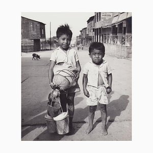 Hanna Seidel, Ecuadorian Boys, Montecristi, años 60, fotografía en blanco y negro