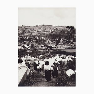 Hanna Seidel, cementerio indígena ecuatoriano, años 60, fotografía en blanco y negro