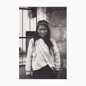 Hanna Seidel, Ecuadorian Indigenous Woman, 1960s, Black and White Photograph