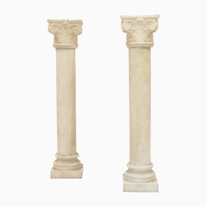 Column Lamps by Andre Cazenave for Singleton, Italy, 1970s, Set of 2