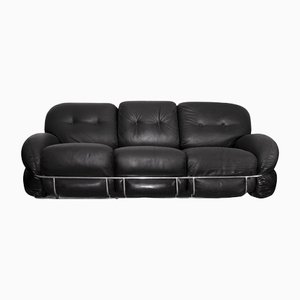 Okay Armchairs & 3-Seater Sofa by Adriano Piazzesi, Italy, 1970s, Set of 3