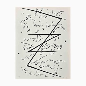 Rafael Alberti, Letter Z, Original Lithograph, 1972