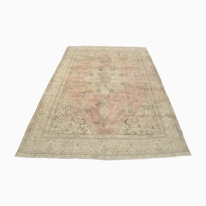 Antique Turkish Wool Faded Area Rug, 1930s