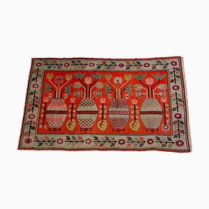 Antiker handgeknüpfter Khotan Samarkand Teppich, 1920er