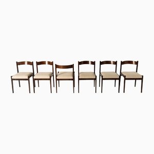 Model 101 Dining Chairs by Gianfranco Frattini for Cassina, Italy, 1960s, Set of 6