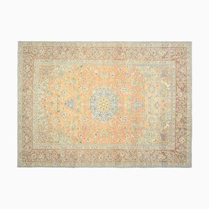 Tapis Oushak Vintage en Laine Orange