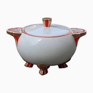 Art Deco Soup Bowl by Guido Andloviz for Laveno Verbano, 1940s