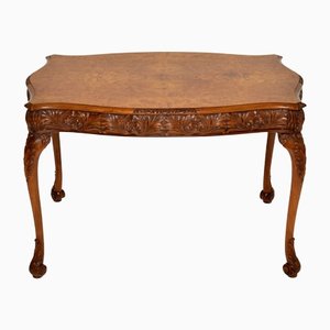 Antique Burr Walnut Occasional Table, 1920s