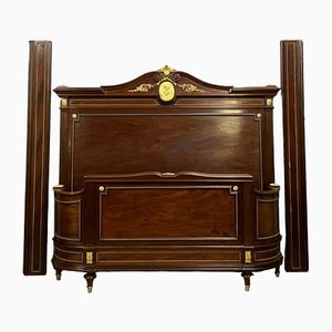 Louis XVI Basket Bed in Mahogany from L'Hoste & Bernel, 1850
