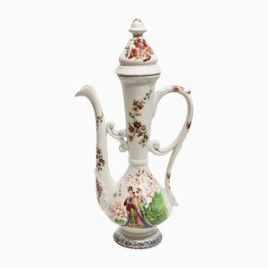 Antique Porcelain Ewer with Chinese Pattern