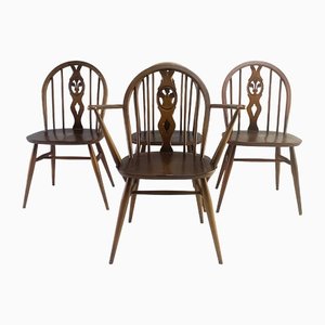 Old Colonial 371 Blue Label Dining Chairs from Ercol, 1950s, Set of 4