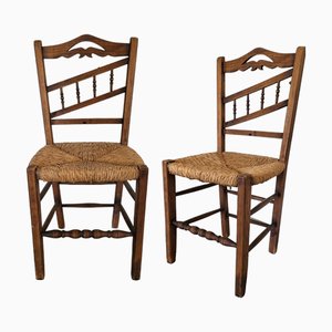 Spanische Stühle mit Enea Sitz, 2er Set