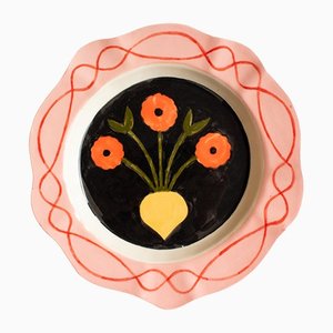 Radish Decorative Plate by Julie Brouant