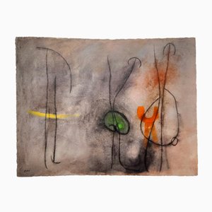 Joan Miro, Trois Femmes, 1987, Lithographie